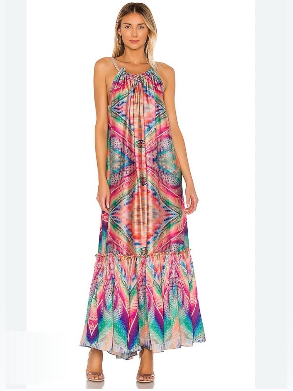 Le Superbe Kaleidoscope Colorful Pride Maxi Dress